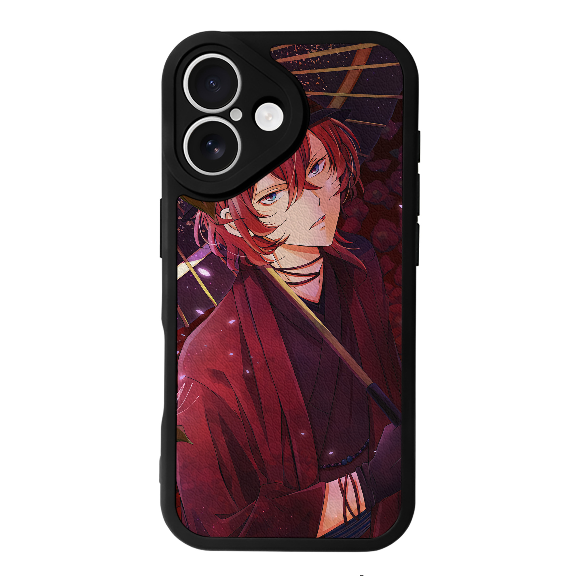 （画像用） 文豪ストレイドッグス Bungo Stray Dogs 【iPhone 16シリーズ対応】シリコンスマホケース（レザー調） 材質：シリコン